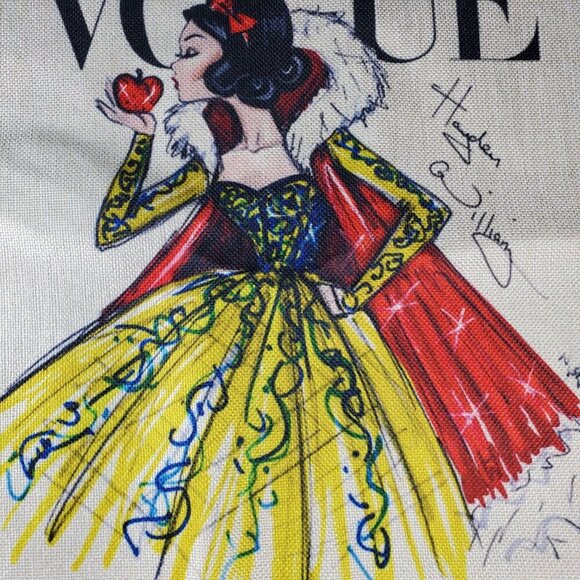 Snow White Throw Pillowcase Princess Home Decor Sham Accent Pillow Cushion Cover - Picture 8 of 11